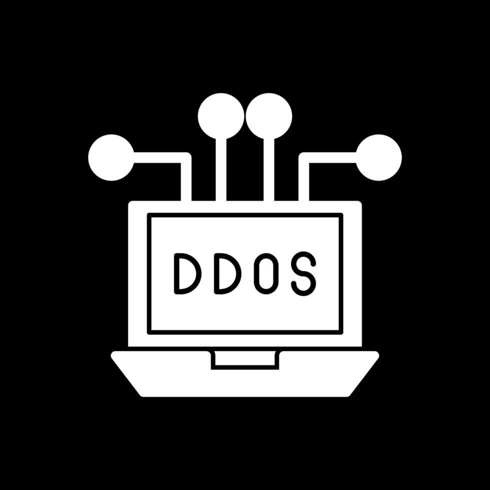 design de ícone de vetor ddos