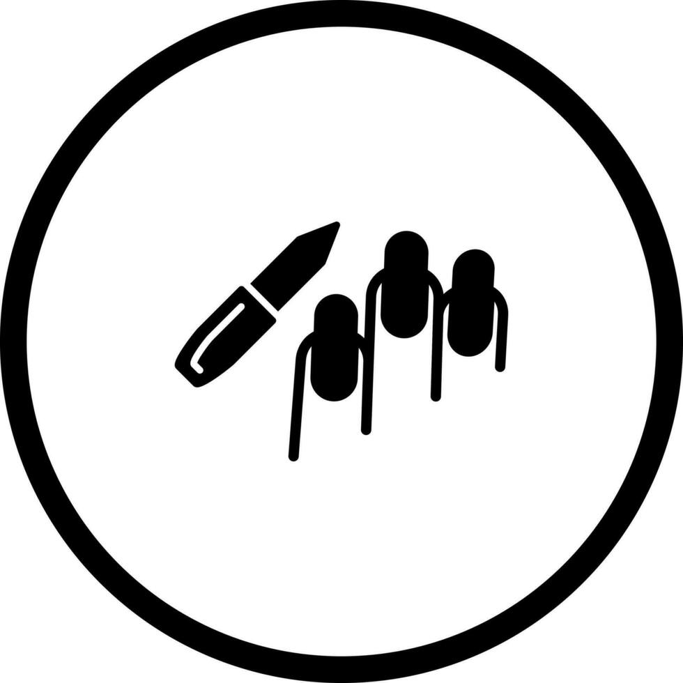 ícone de vetor de manicure