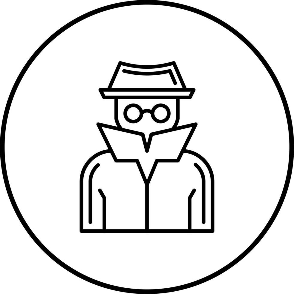 ícone do vetor espião