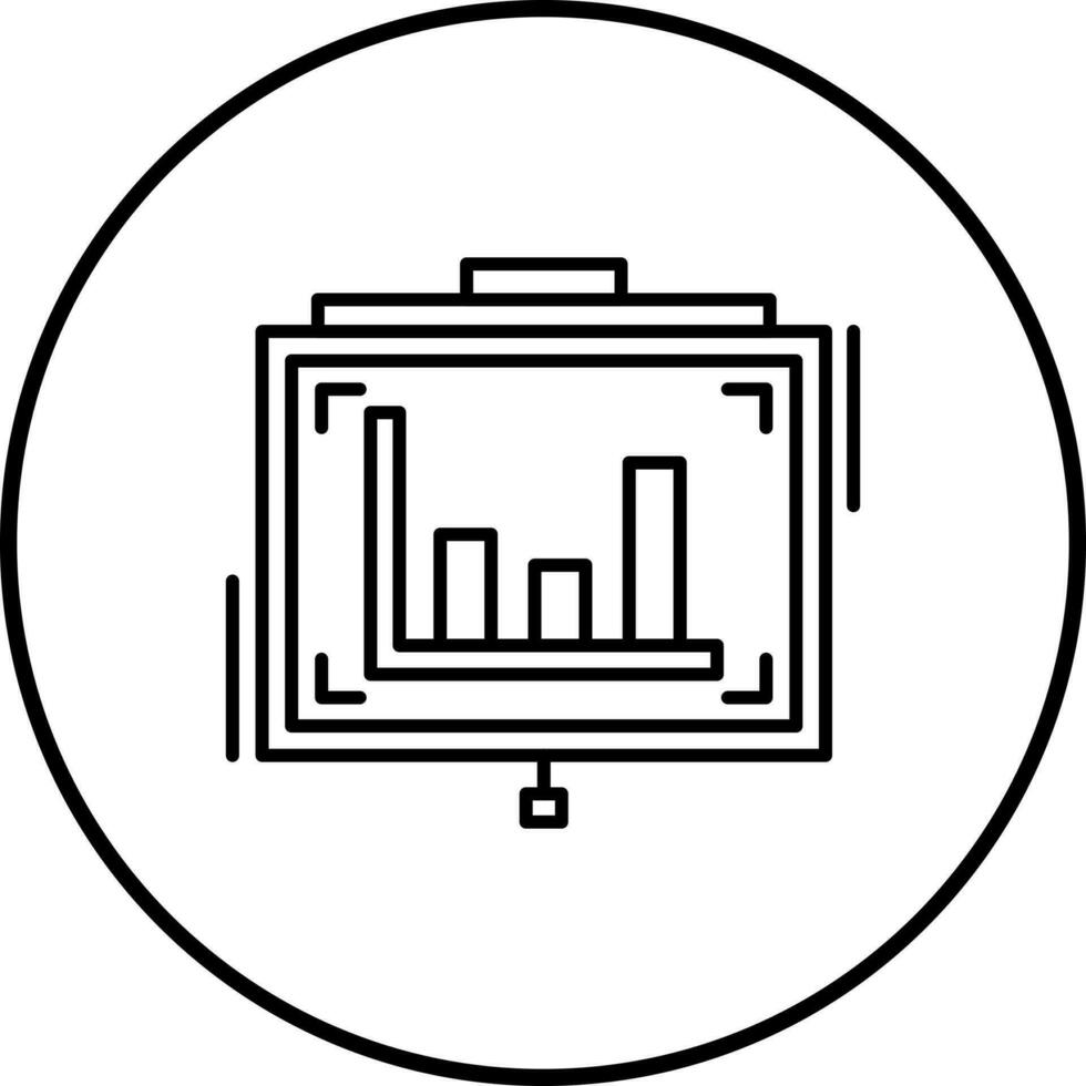 ícone de vetor de apresentação