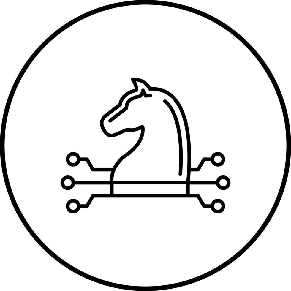 ícone de vetor troiano