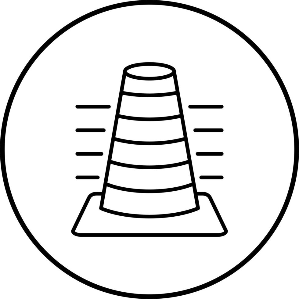 ícone de vetor de poste de amarração