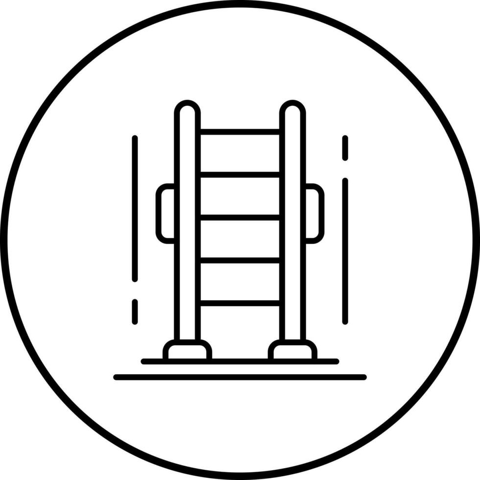 ícone de vetor de escada