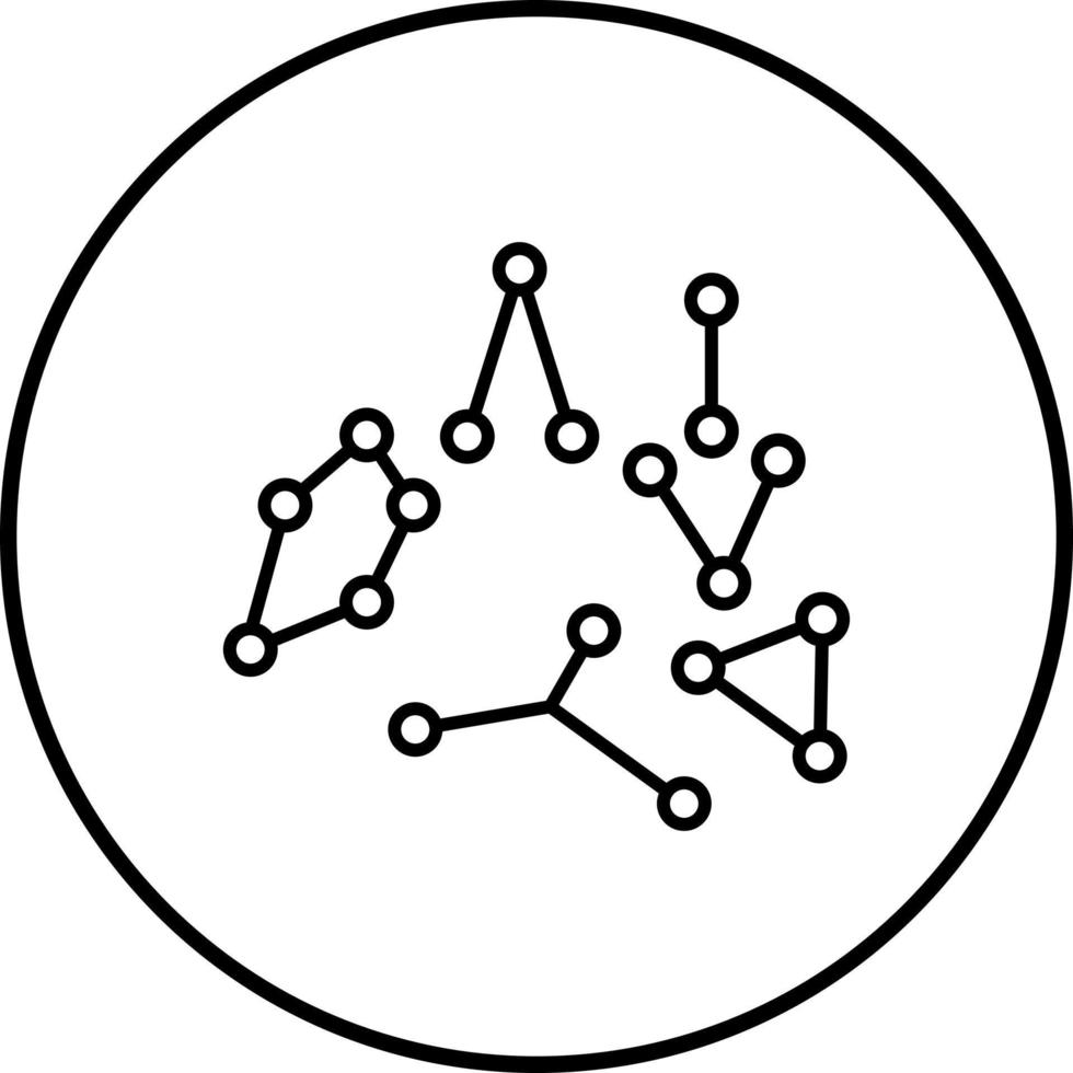 ícone de vetor de constelação