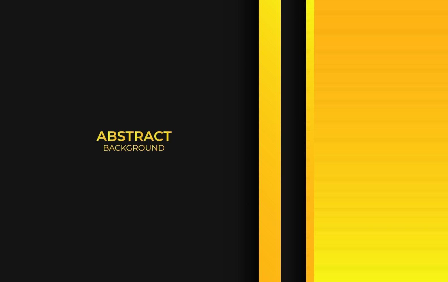 design abstrato cor amarelo e preto vetor
