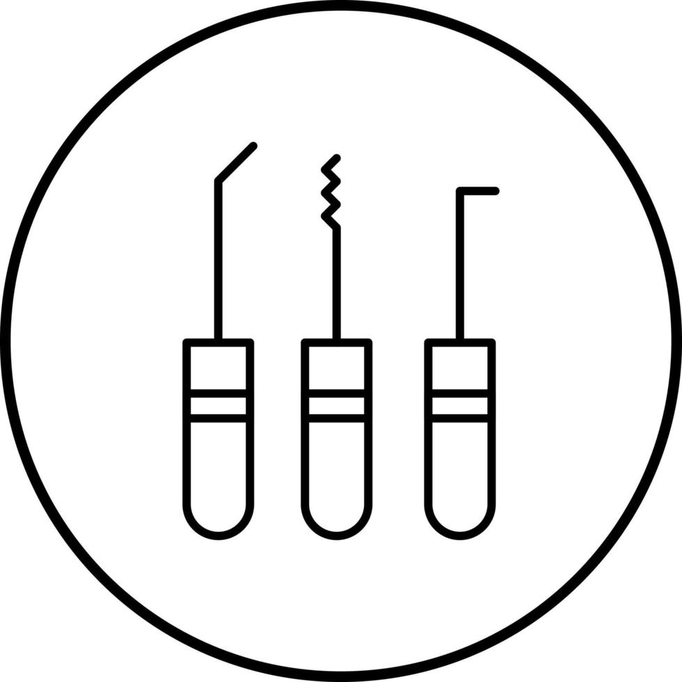 ícone de vetor lockpick