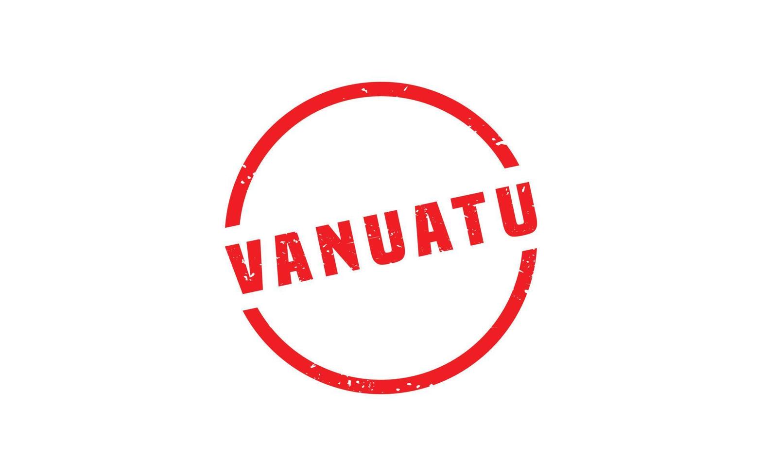 vanuatu carimbo borracha com grunge estilo em branco fundo vetor