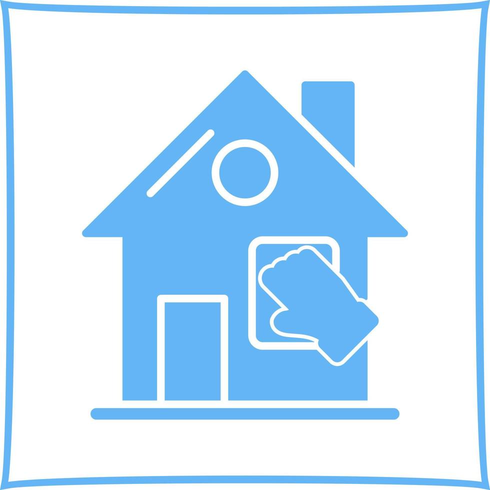 ícone de vetor de limpeza de casa