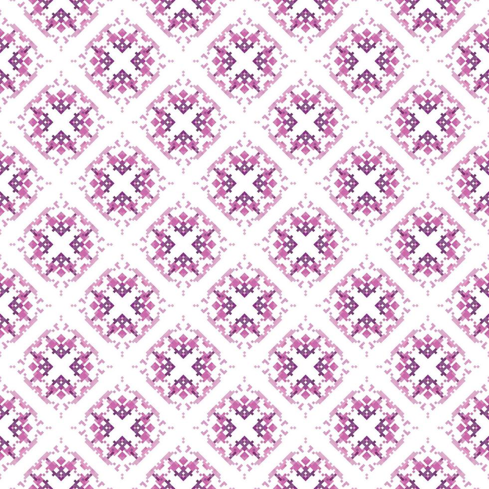 floral tricotado bordado em branco background.geometric étnico oriental padronizar tradicional. abstrato vetor ilustração. Projeto para textura,tecido,vestuário,embrulho,decoração,cachecol,impressão.