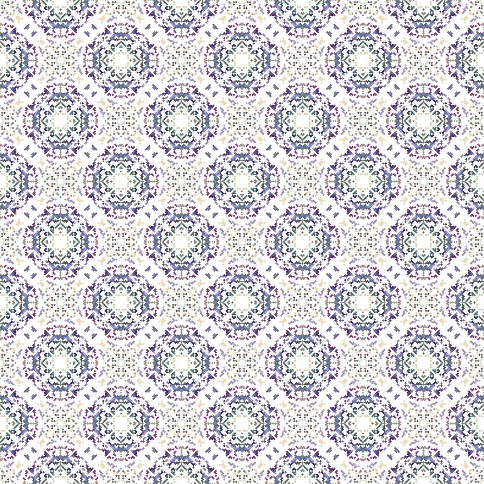 floral tricotado bordado em branco background.geometric étnico oriental padronizar tradicional. abstrato vetor ilustração. Projeto para textura,tecido,vestuário,embrulho,decoração,cachecol,impressão.