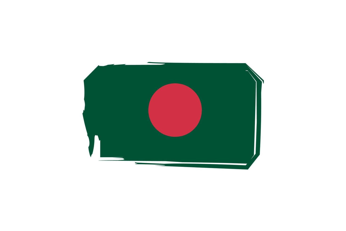 Bangladesh bandeira Projeto ilustração, ícone bandeira Projeto com elegante conceito vetor