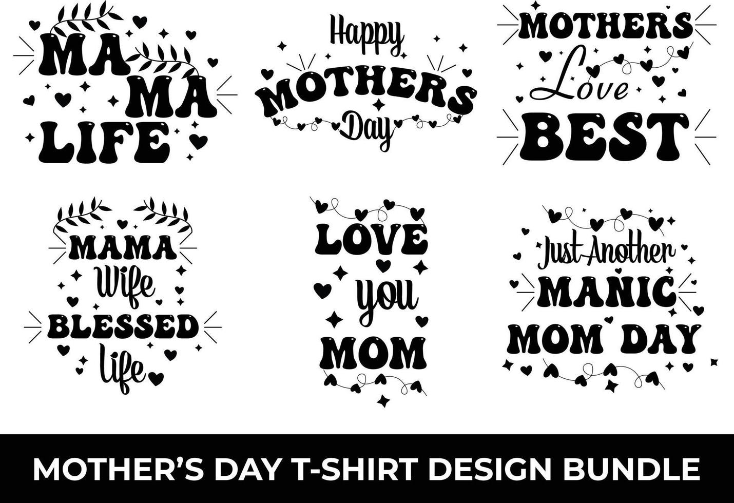 mães dia especial camiseta Projeto agrupar vetor
