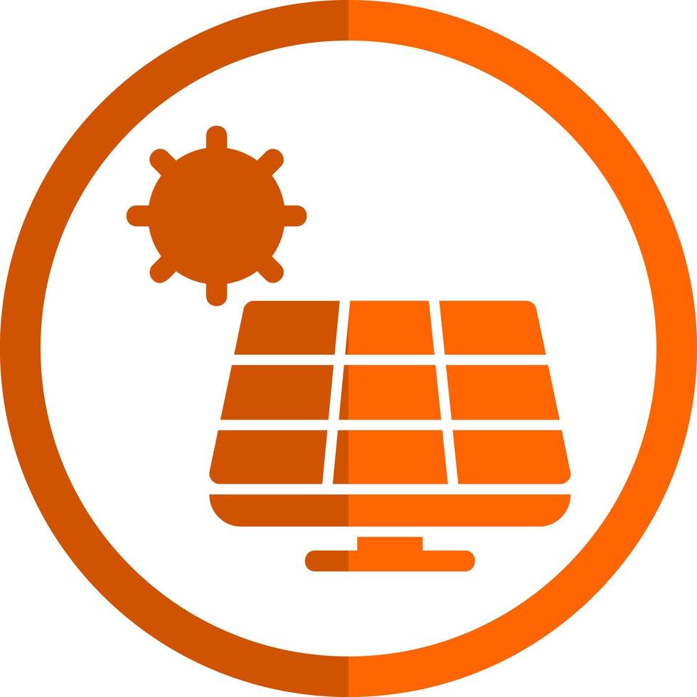design de ícone de vetor de painel solar