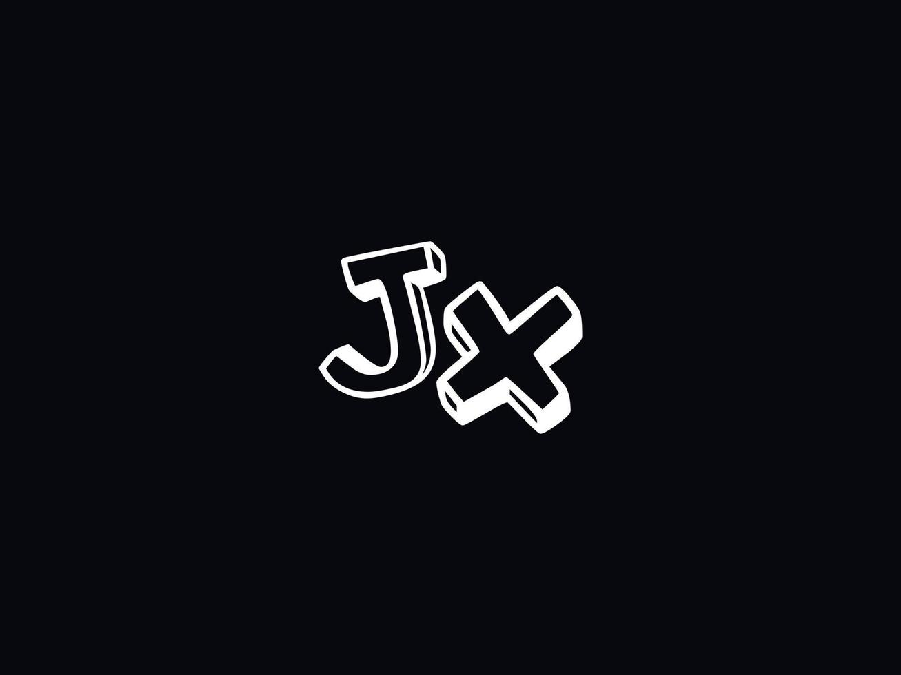 mínimo jx carta logotipo, criativo jx logotipo ícone vetor