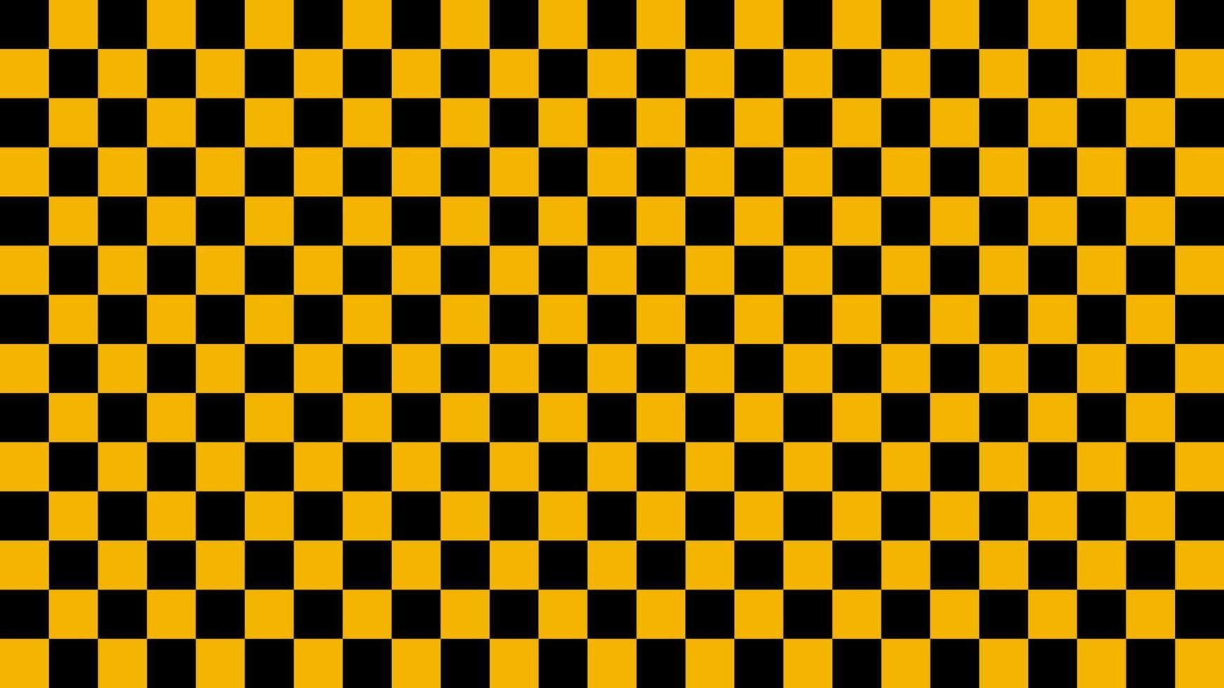 amarelo Preto quadrado xadrez, Verifica bandeira padrão, rede textura tabuleiro de damas vetor