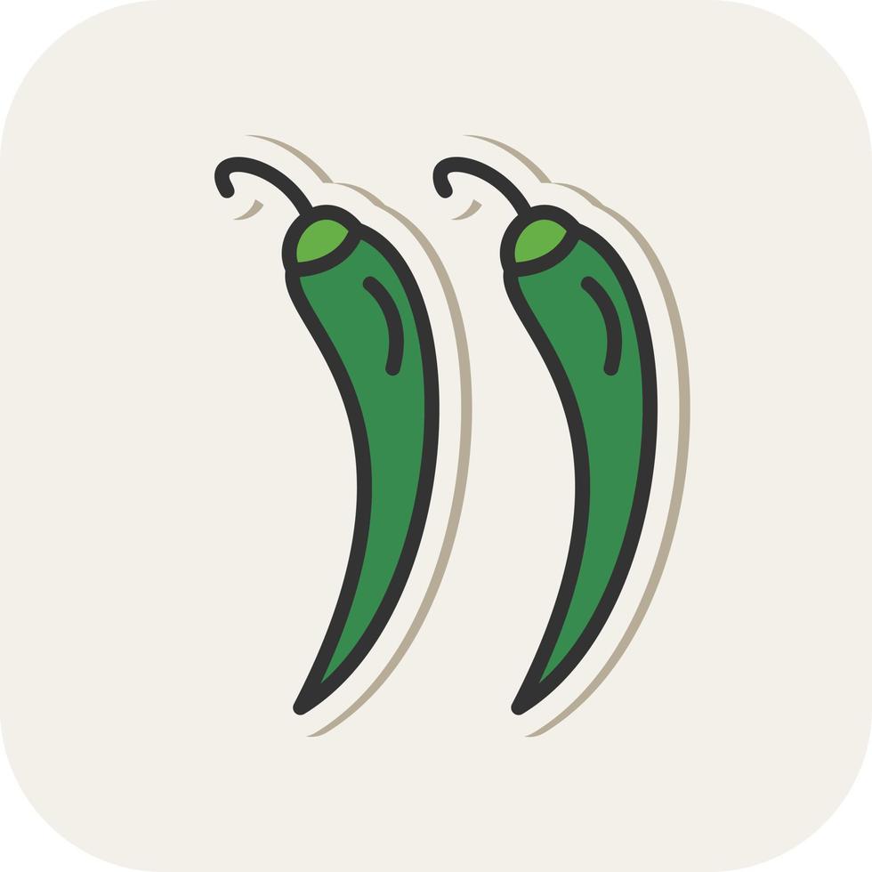 design de ícone de vetor de pimenta