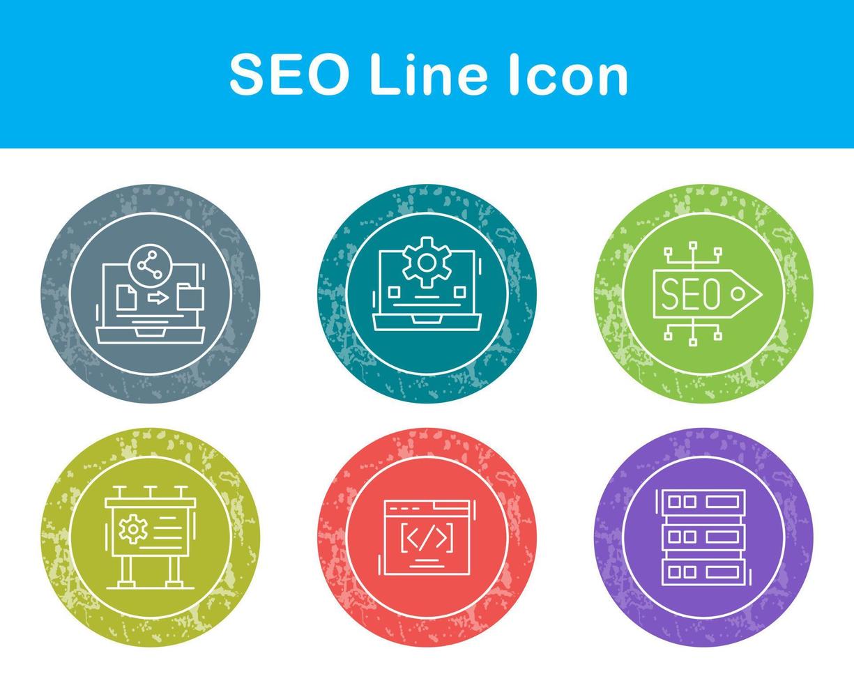 seo vetor ícone conjunto