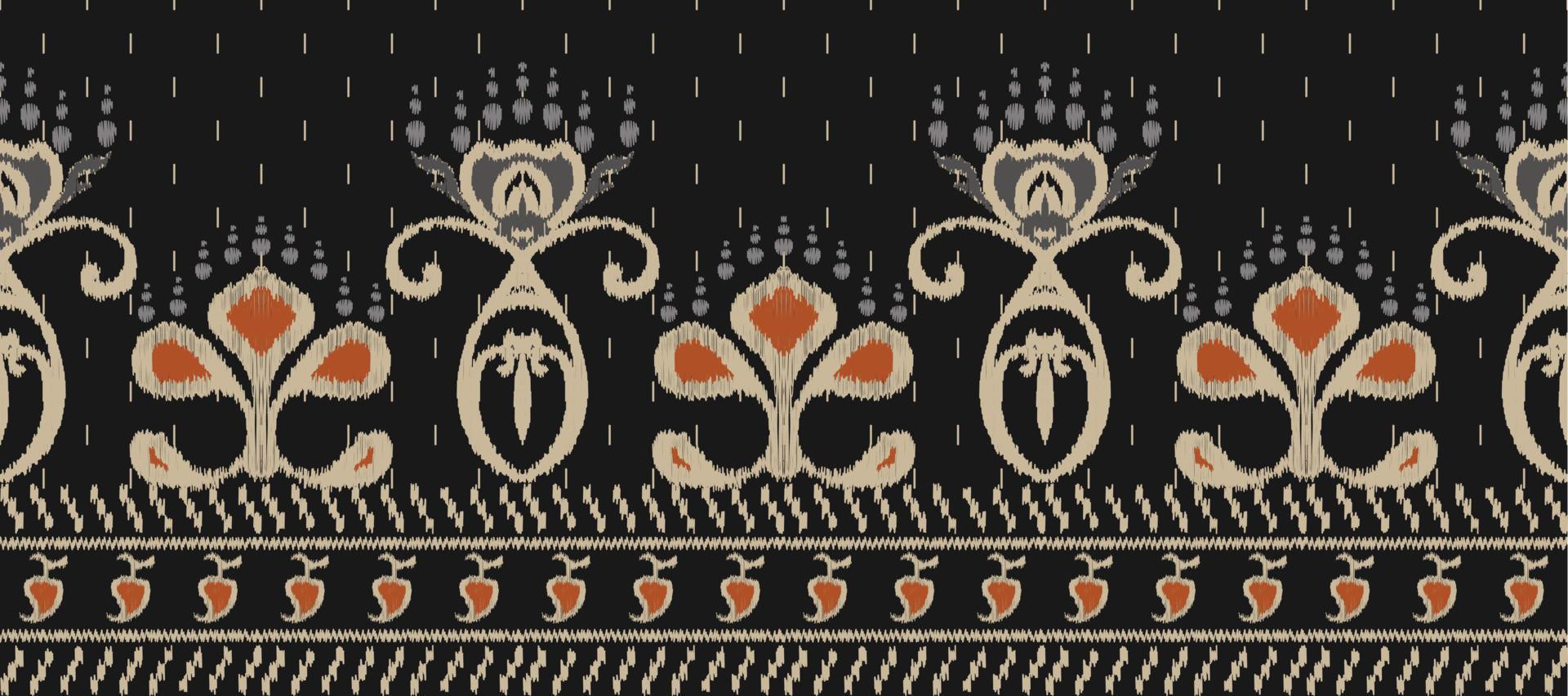 africano ikat tecido paisley bordado fundo. geométrico étnico oriental padronizar tradicional. ikat asteca estilo abstrato vetor ilustração. Projeto para impressão textura, tecido, saree, sari, tapete.