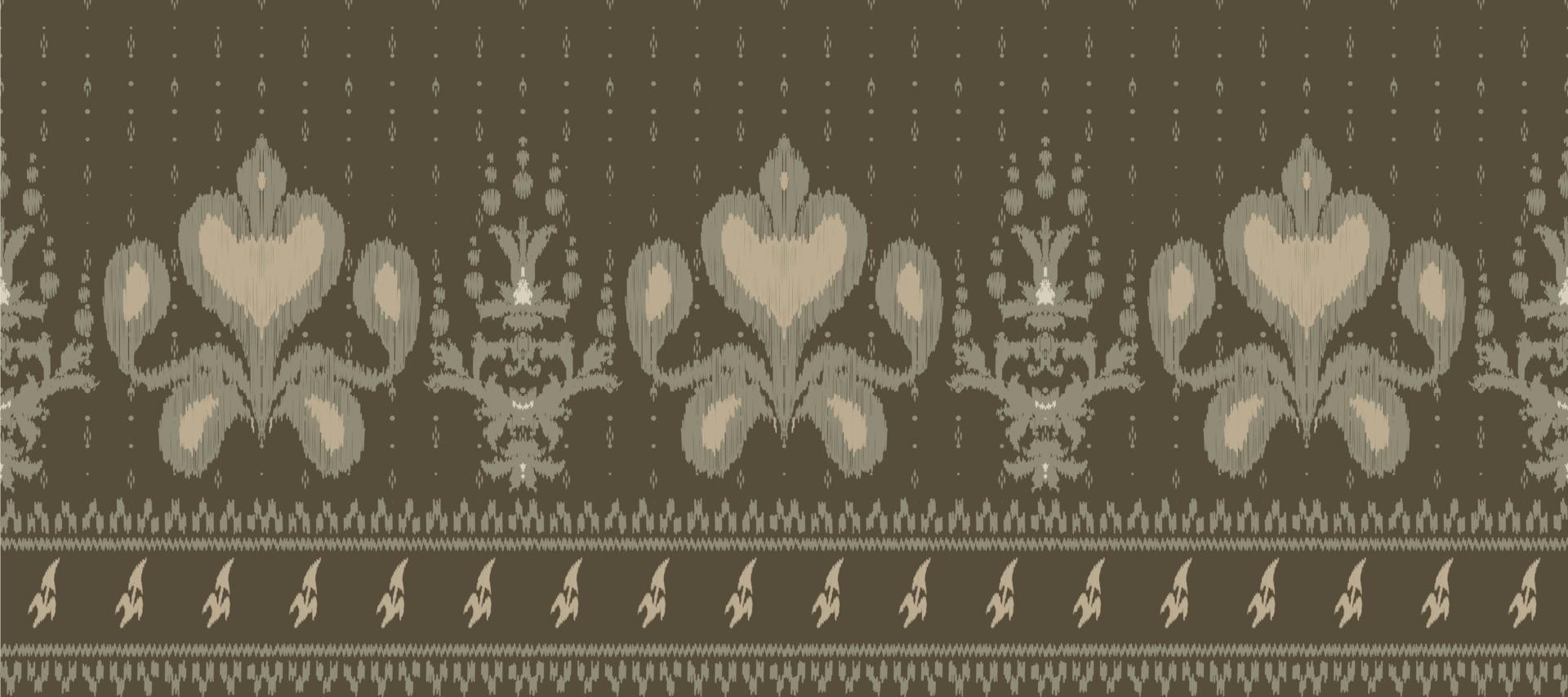 africano ikat damasco bordado fundo. geométrico étnico oriental padronizar tradicional. ikat asteca estilo abstrato vetor ilustração. Projeto para impressão textura, tecido, saree, sari, tapete.