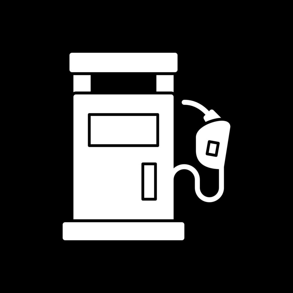 design de ícone vetorial de estação de combustível vetor
