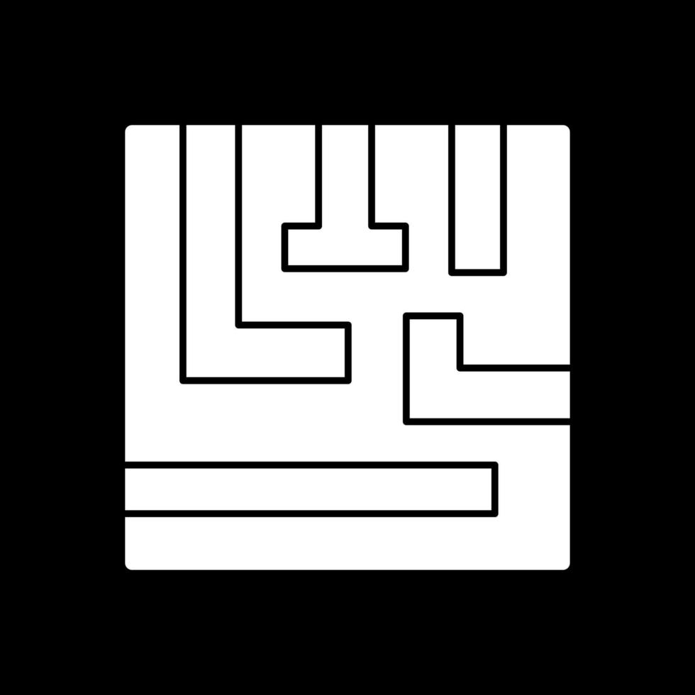 design de ícone de vetor de labirinto