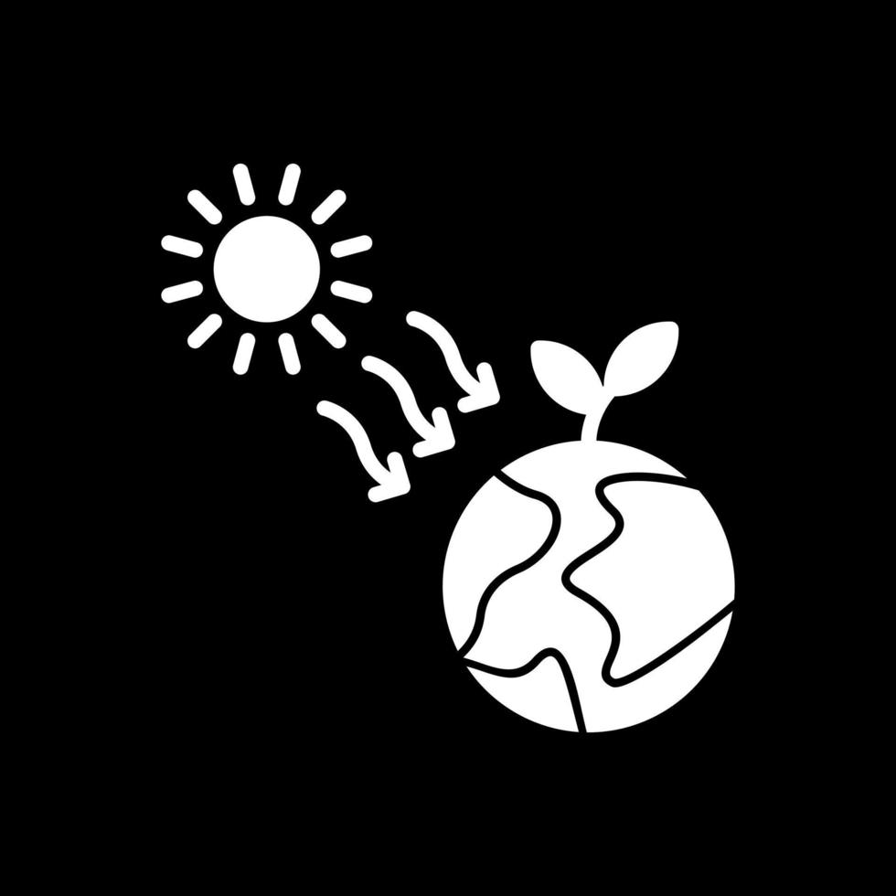 design de ícone de vetor de radiação solar