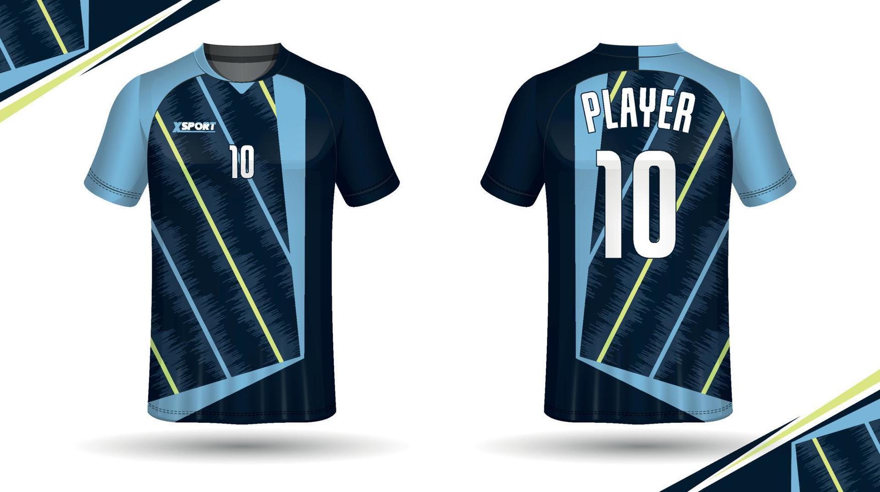 design de camisa de futebol para sublimação, design de camiseta esportiva vetor