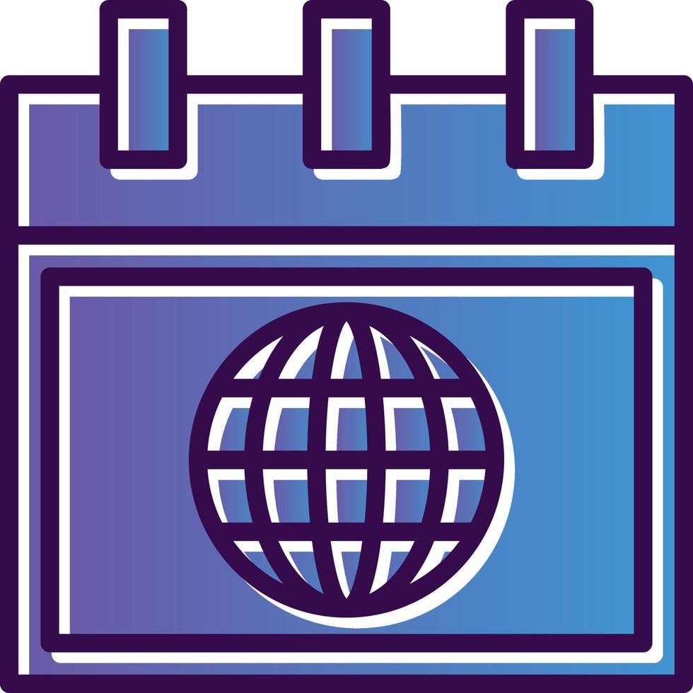 design de ícone vetorial global vetor