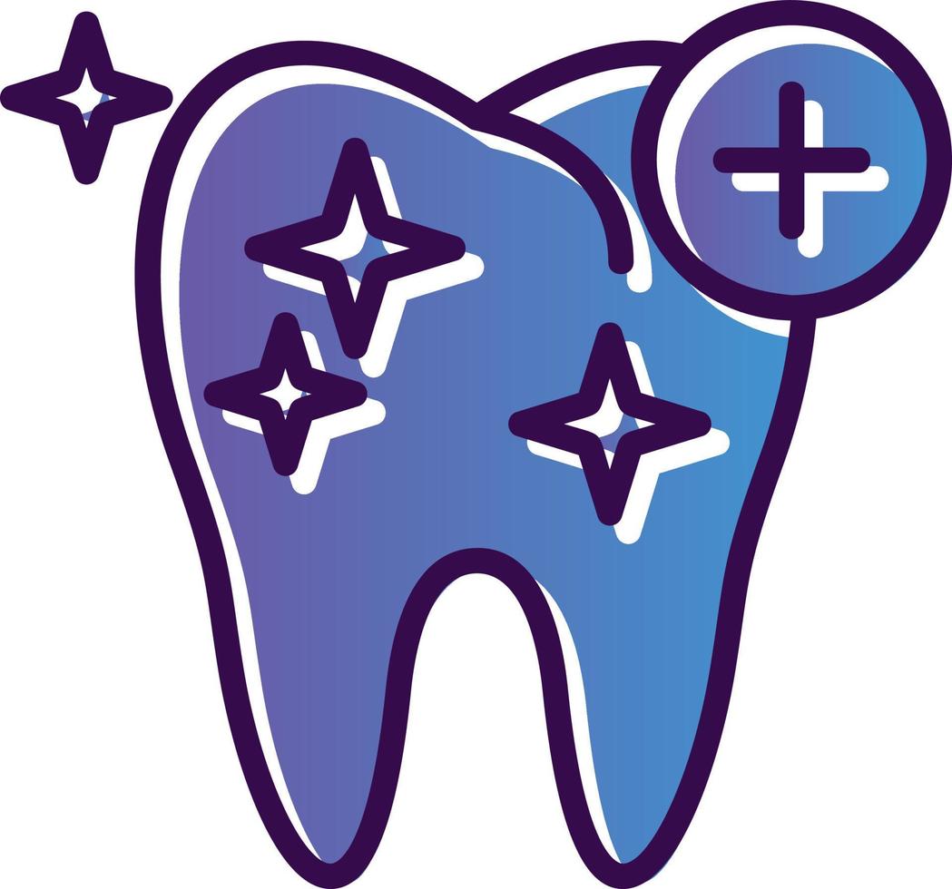 design de ícone de vetor de cuidados com os dentes