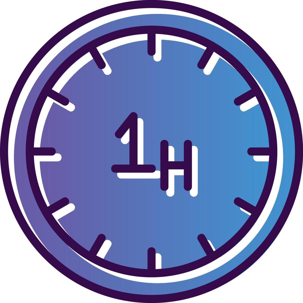 design de ícone de vetor de hora