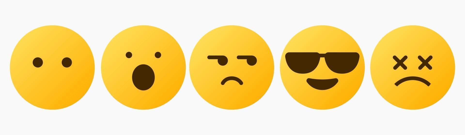 reação do emoticon, qualquer que seja, omg, yolo - vetor