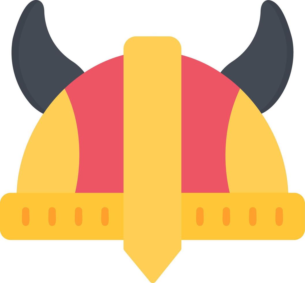 ícone de vetor de capacete viking