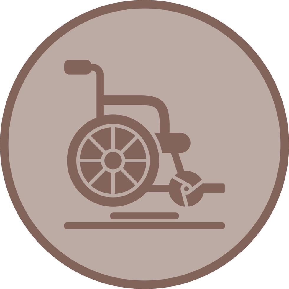 ícone de vetor de cadeira de rodas