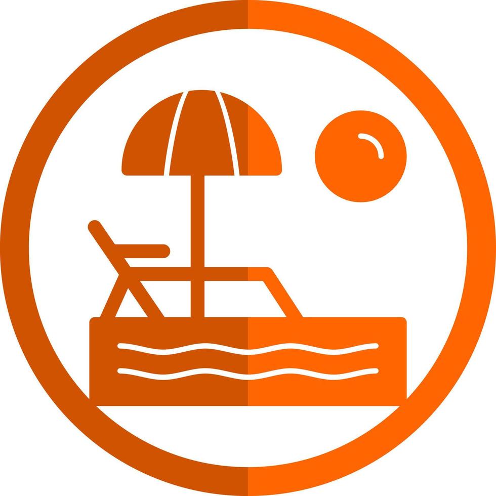 design de ícone de vetor de praia