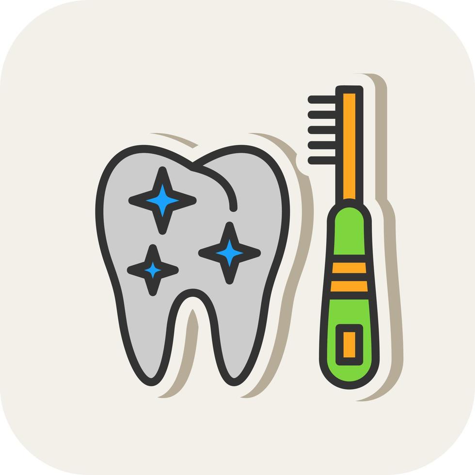 design de ícone de vetor de atendimento odontológico