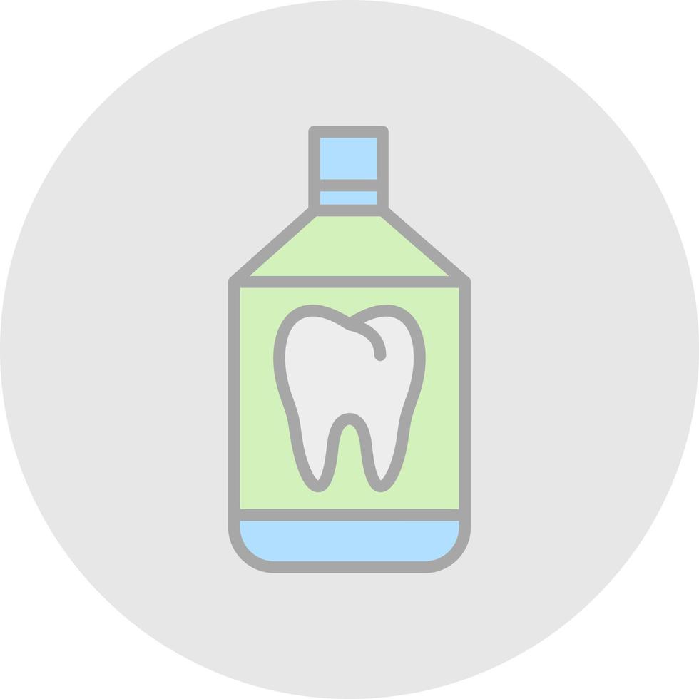 design de ícone de vetor de enxaguatório bucal
