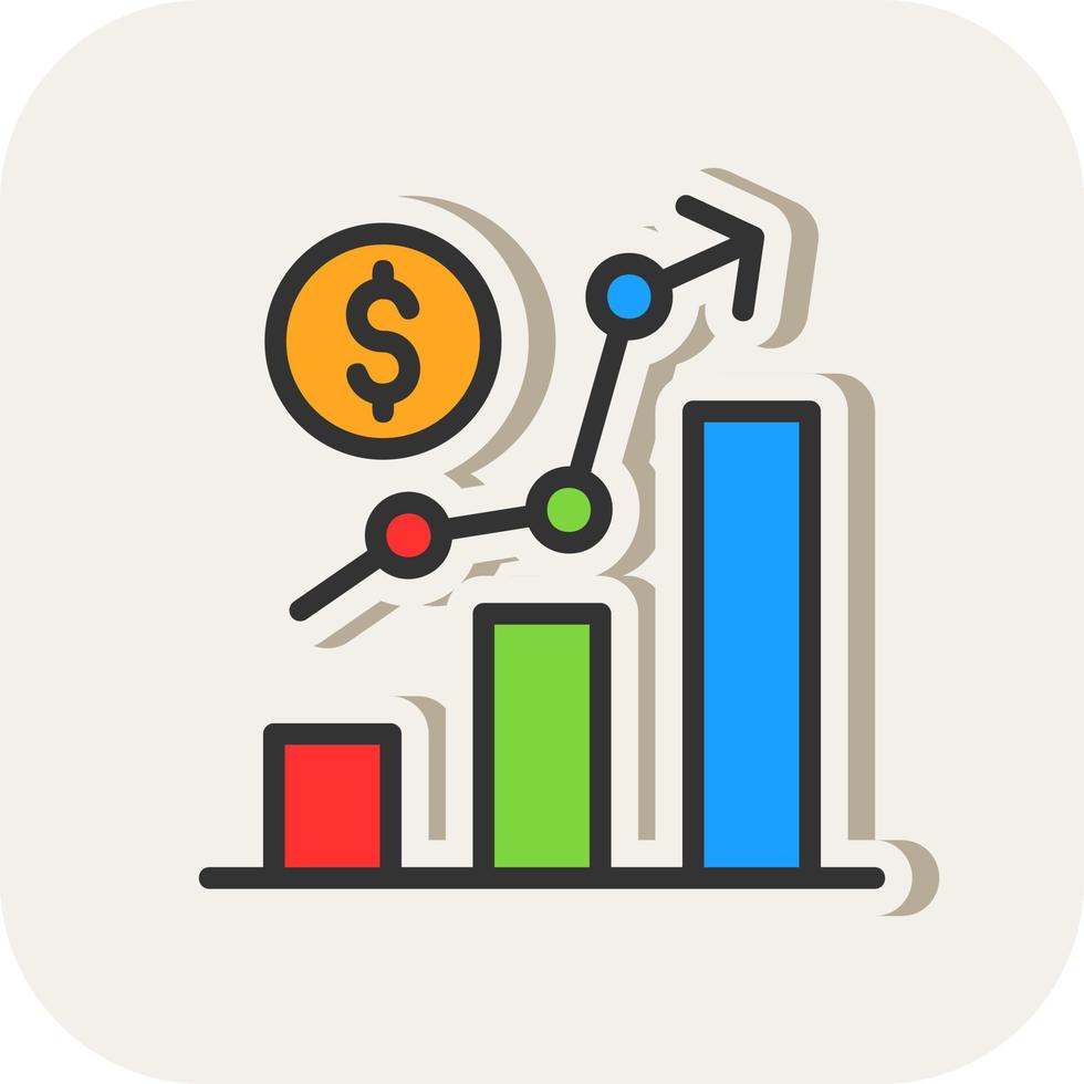 design de ícone de vetor de crescimento de negócios