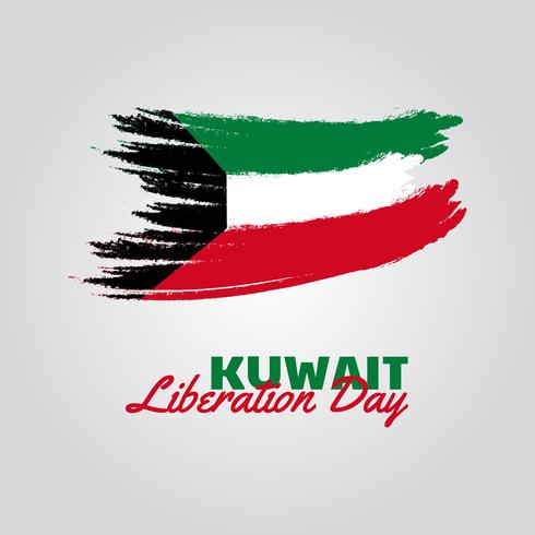 Dia da Libertação do Kuwait vetor