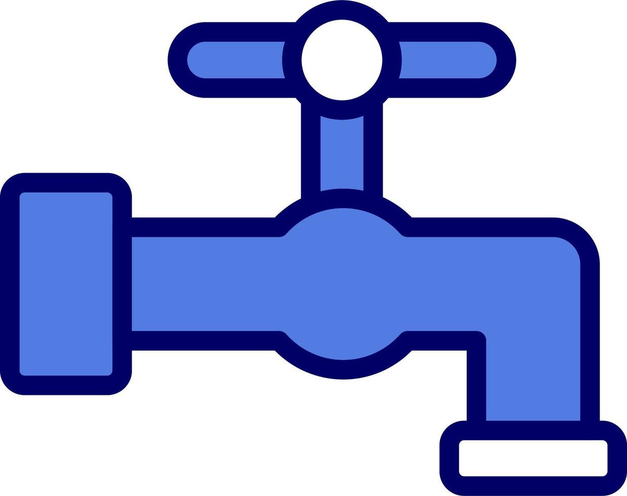 ícone de vetor de torneira
