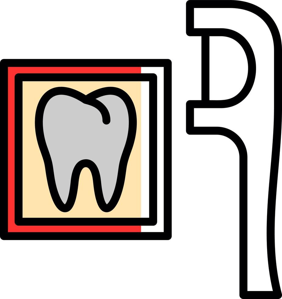 design de ícone de vetor de fio dental