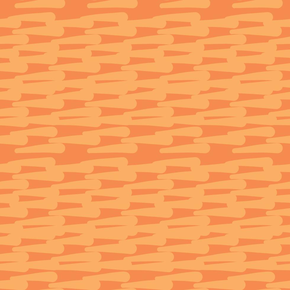 padrão de fundo de textura sem emenda do vetor. mão desenhada, cores laranja. vetor