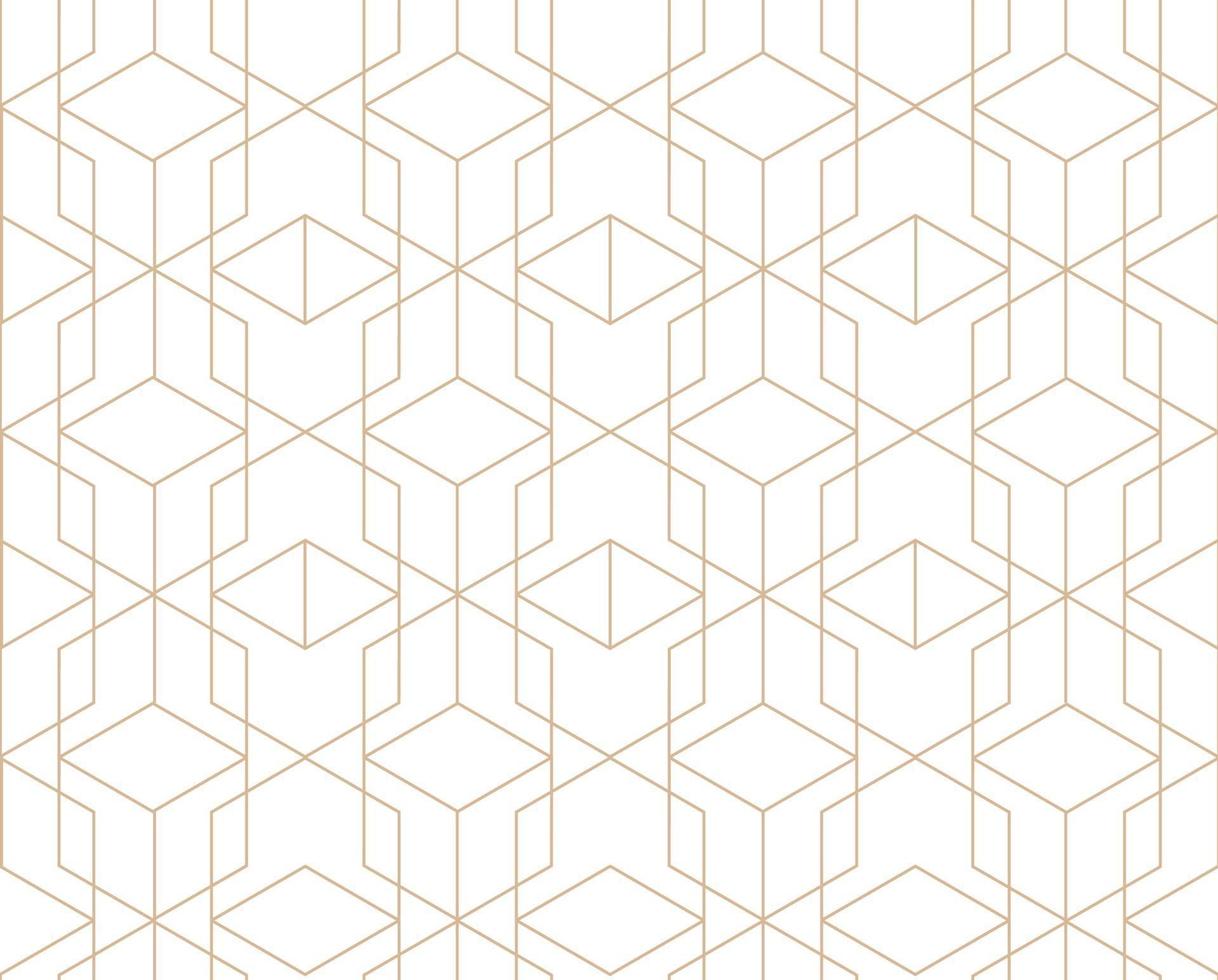 padrão geométrico abstrato da telha. pano de fundo sem costura com ornamento de linha no estilo geométrico dos anos 1930 vetor