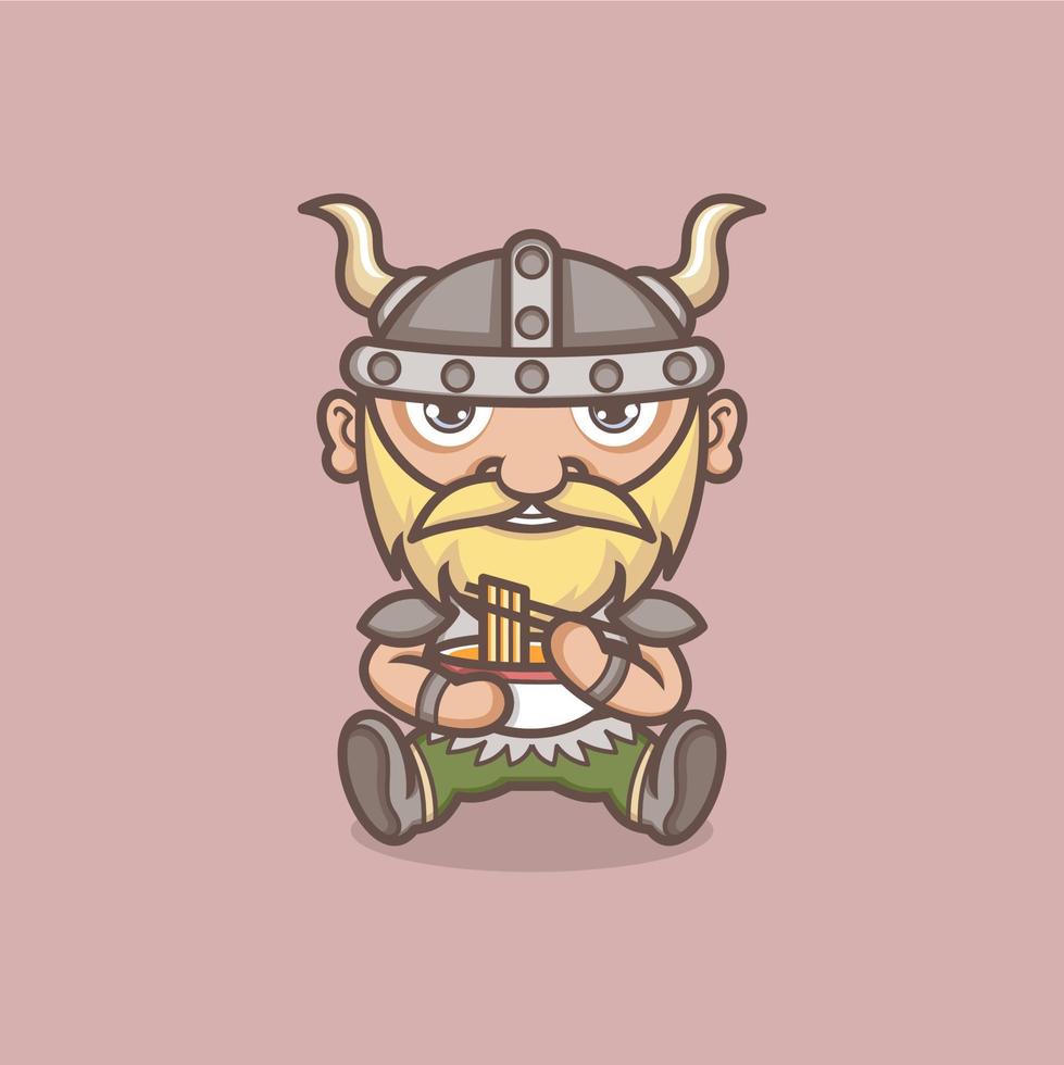 fofa desenho animado vikings vetor