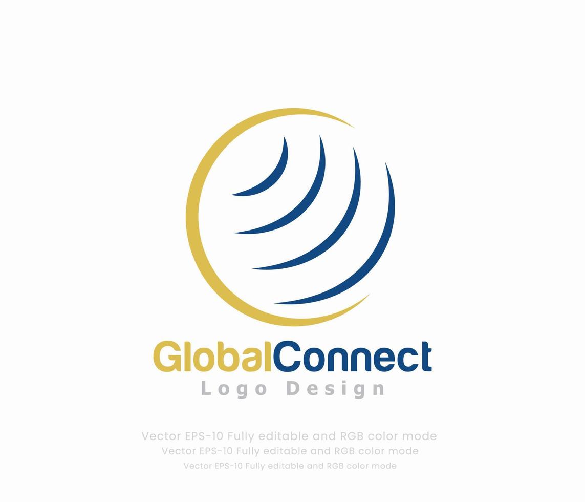 mundo globo logotipo ou global logotipo vetor