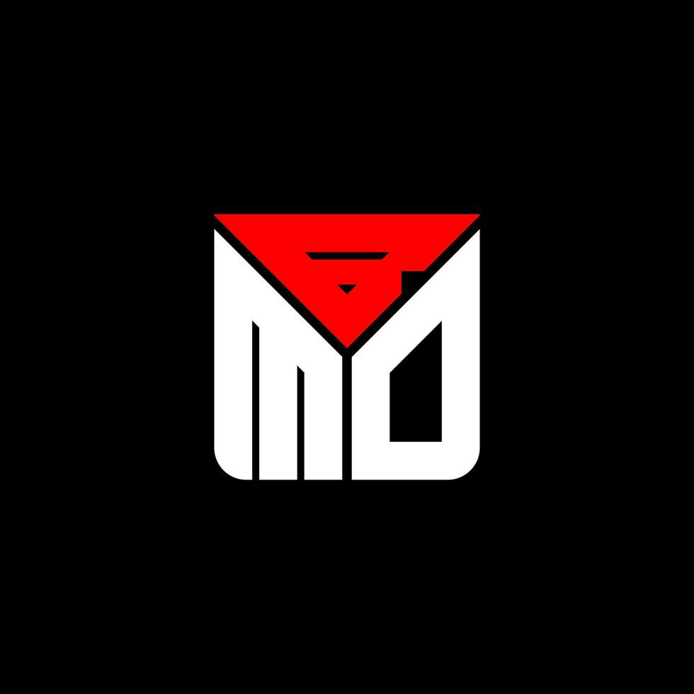design criativo do logotipo da letra bmo com gráfico vetorial, logotipo simples e moderno bmo. vetor