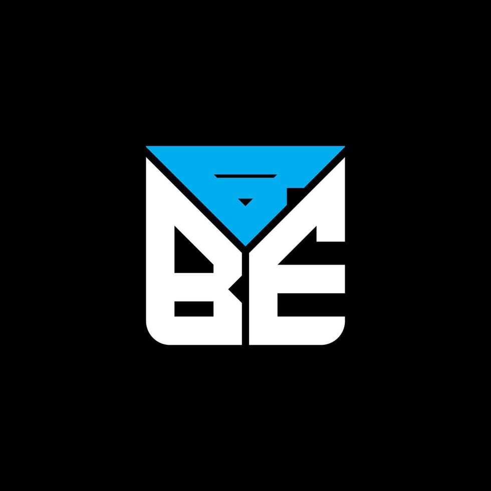 design criativo do logotipo da letra bbe com gráfico vetorial, logotipo simples e moderno do bbe. vetor