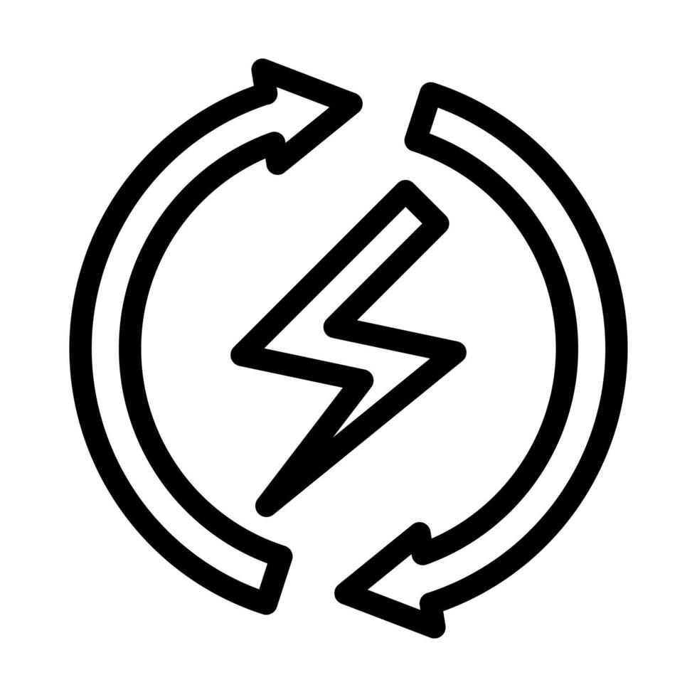 design de ícone de energia renovável vetor