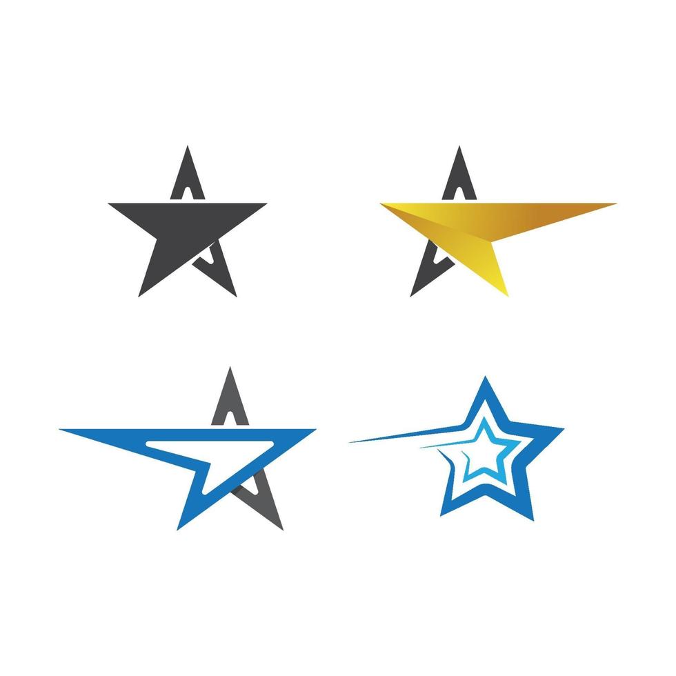 imagens do logotipo da estrela vetor