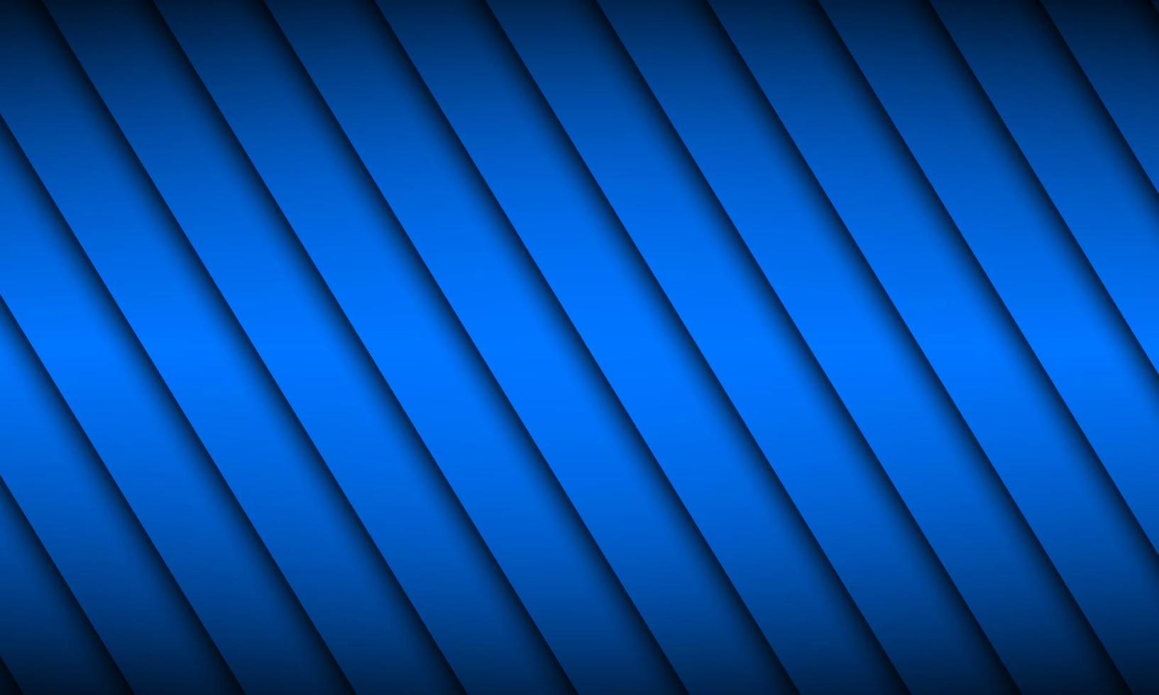 fundo azul do material design com sombras diagonais. ilustração em vetor widescreen abstrato moderno