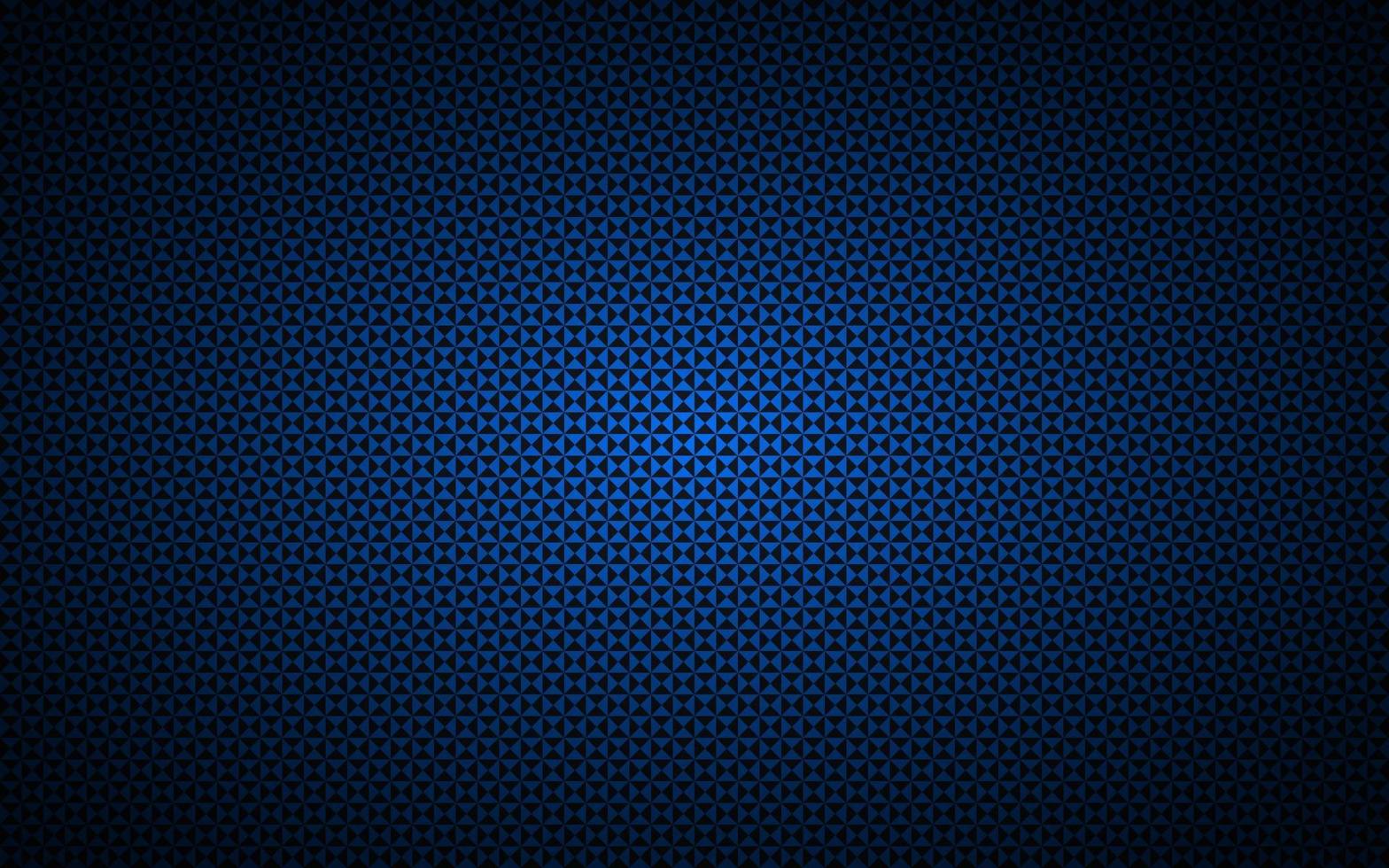 abstrato base triangular preto e azul com gradiente. textura de fibra de carbono vetor